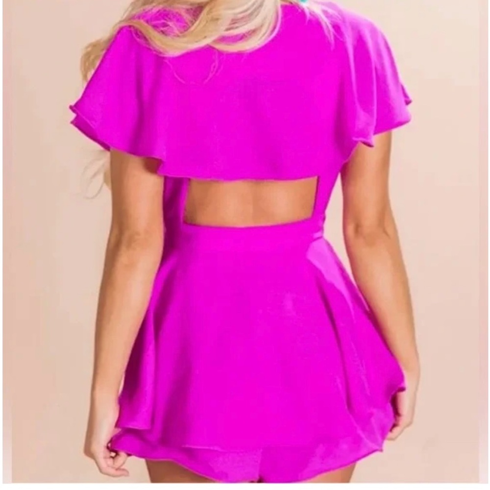 ⭐️DO+BE Wrap Ruffle Romper⭐️ - Picture 2 of 6